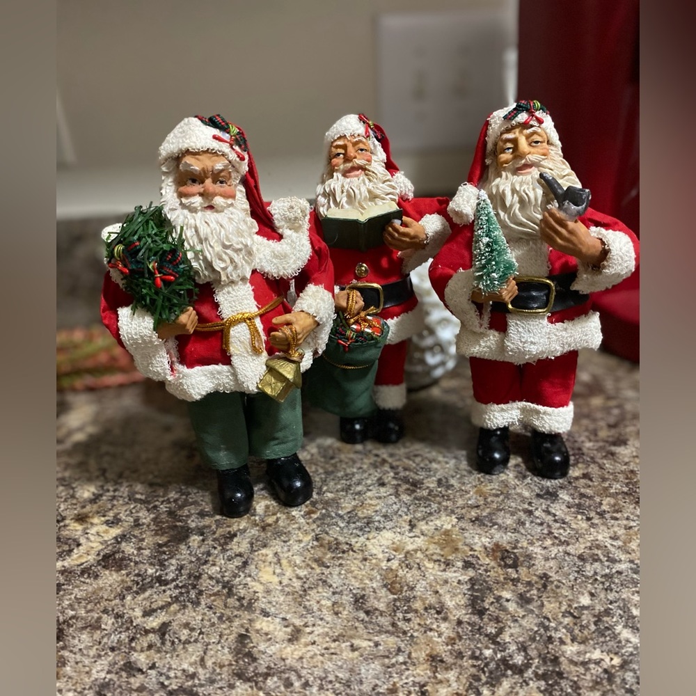 🎄Vintage Paper Mache Clothtique Santa Figurine Christmas Tree Holiday Decor - Picture 4 of 5